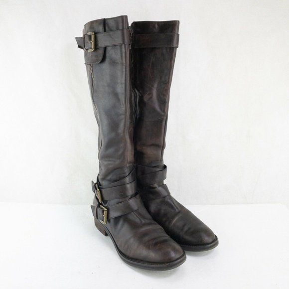 womens black knee high boots size 9